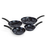 Grandi 4 piece marble frypan set black image number 0