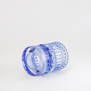"Homez Blue Diamond Glass Candle Holder 13.3*13.3*15.4 cm
