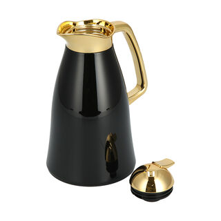 Steel Vacuum Flask Falco Gold And Black 1L