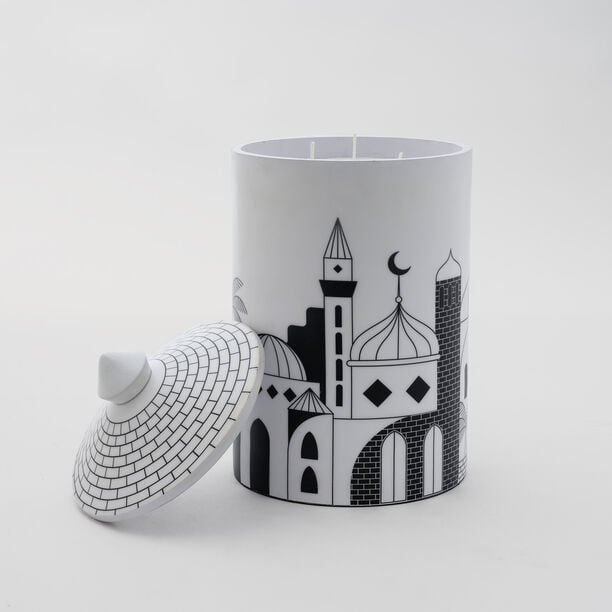 Homez Hilal Dome Decoration Item With Candle Wax, 10*10*18 cm image number 3