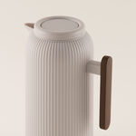 Dallaty Grey Plastic Thermos, 1L image number 3