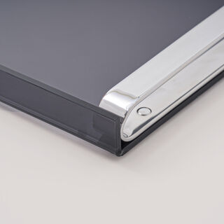 Dallaty Acrylic Serving Tray, Grey
