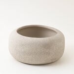 Homez clay pot bowl 25.5*25,5*12cm, grey image number 1
