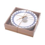 طقم صحون بزخرفة زرقاء من لاميسا 4 قطع image number 2