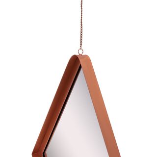 Iron Wall Mirror Special Shape Copper 