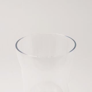 La Mesa glass beverage dispenser with silver base & lid 3.2L