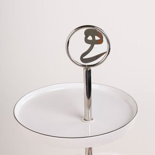 Misk Stainless Steel 4 Tier Serving Stand