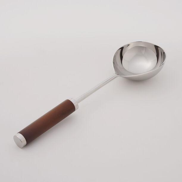 Pearl Collection La Mesa Serving Utensils Soup Wooden Handle image number 0