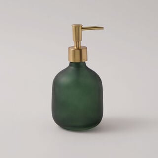 هومز طقم حمام زجاج 3 قطع، أخضر