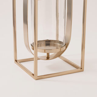 Homez candle holder, chrome 20*20*38cm