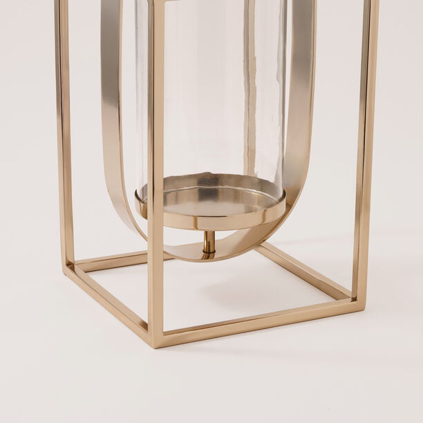 هومز حامل شموع، كروم 20*20*38سم image number 2