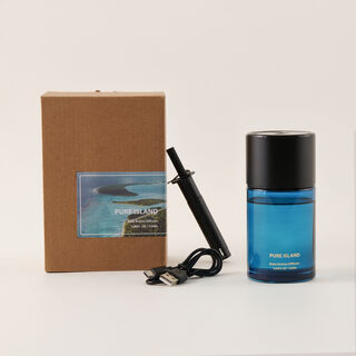 هومز موزع عطور زجاجي مع جهاز، رائحة الجزيرة النقيّة 120 مل