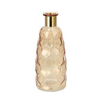 Vase With Gold Ring Amber Color image number 0