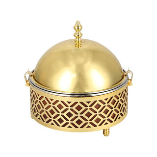 FOOD WARMER WITH PLAIN DOME LID