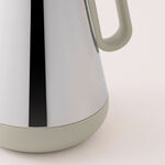 "Dallaty stainless steel vacuum flask, light beige with brown touch 1L image number 2