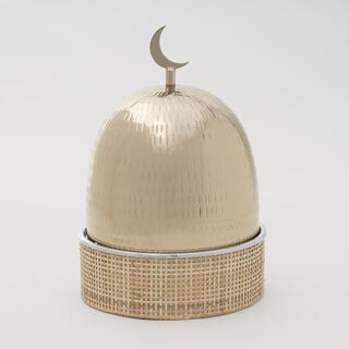 La Mesa Serving Pot, Gold, Large 17.5*17.5*25 Cm