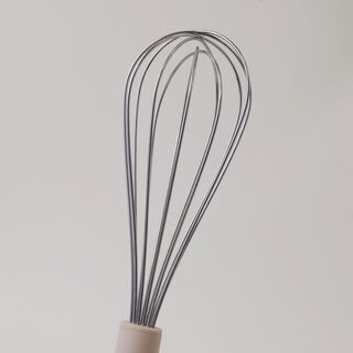 Alberto stainless steel whisk 30*7*7cm, cream