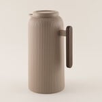 Dallaty Beige Plastic Thermos 1L image number 4