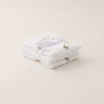 3 Pcs 100% Cotton Terry Face Towel 30*30 cm Set image number 0