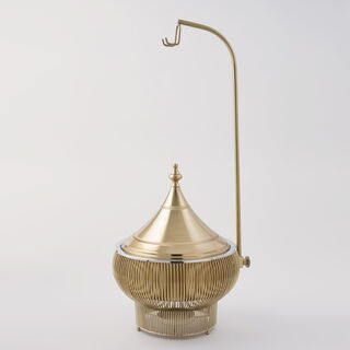 لاميسا سخان للتقديم، مطلي ذهب، تصميم حديث، 5 لتر