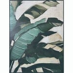 Homez wall art framed banana leaves canvas 90*120cm image number 0