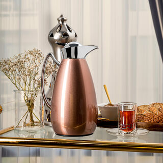 Dallety Steel Flask Rose Gold/Chrome 1 Liter