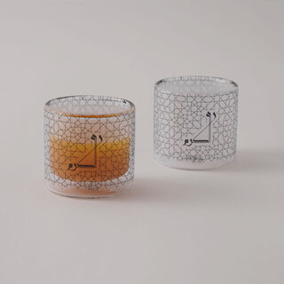 Dallaty 6Pcs Glass Arabic Coffee Cups