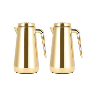 Vacuum Flask Set Full Gold