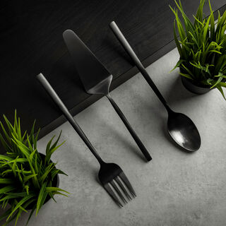 Samarkand 3Pcs Serving Set Shiny Chrom Color