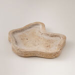 Homez marble irregular shape tray 22.8*22.8*2.5cm image number 0