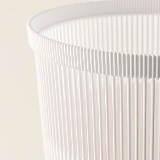 Homez Waste Bin 11.5L, White Dia 25Cm image number 1