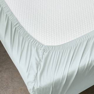 Ambra 600 TC supima cotton fitted sheet 160*200 light blue