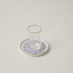 La Mesa Tea And Coffee Set 18 Pieces Blue Metalic Effect image number 2