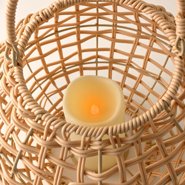 Homez decorative plastic lantern27*28.2*28.2cm image number 2