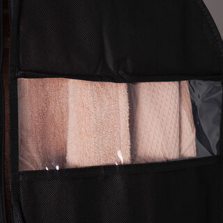 هومز منظم ملابس حقيبة بدلة من البوليستر، اسود 42*29*38 سم