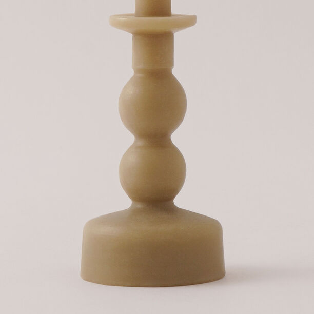 هومز شمعة جلو من شمع الصويا، بيج 5.8*5.8*14سم image number 2