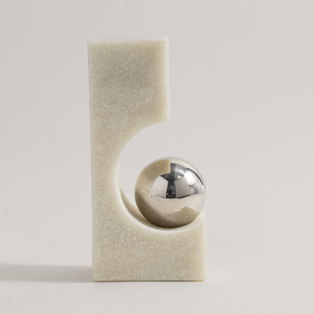 Homez resin sculpture 10*8*20.5cm, offwhite image number 0