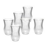 Arabic Tea Cups 6 Pieces Double Wall  image number 0