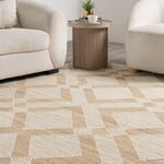 Cottage diamond jute wool rug 200*300 image number 0