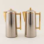 Dallaty stainless steel steel vacuum flask set 1L, silver and gold image number 0