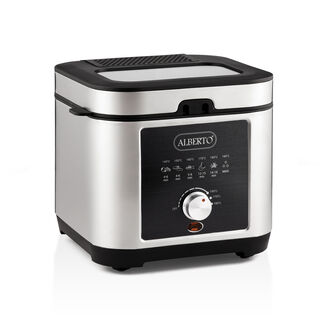 Stainless steel deep fryer 2.5L, 1200W, silver and black