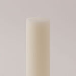 Homez soya wax simple candle, white 7*7*20cm image number 2