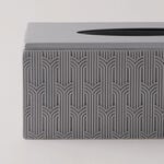 هومزعلبة مناديل سيراميك، أخضر 25.5*14*10سم image number 2