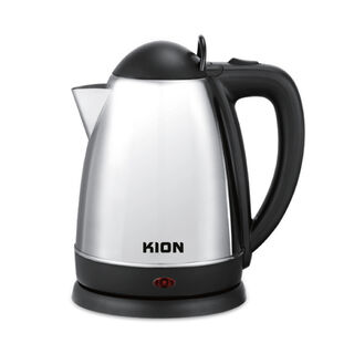 Kion silver stainless steel electric kettle, 1.8 litres, 1800 watts