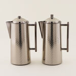 Dallaty Stainless Steel Steel Vacuum Flask Set 1L, Silver And Black image number 0