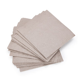 Elegance Serving Napkins Paper Square Taupe