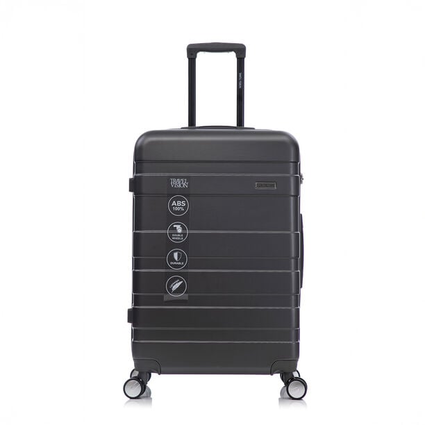 Travel Vision Abs Wheeled Suitcase, Dark Grey, 28 Inch, 50*29*76.5 Cm image number 1