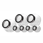 Alberto 7 Pieces Glass Jars Set  image number 0
