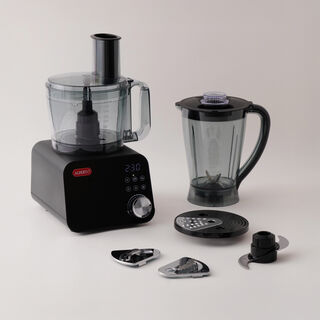 البرتو محضرة طعام ABS وAS سعة 2.5 لتر مع مؤقت 1000 واط