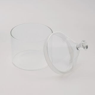 Dallaty Acrylic Sugar Bowl With Dome Lid, 10*10*15 Cm